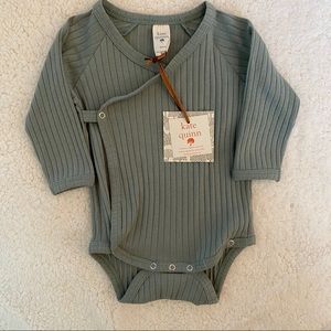 NWT Kate Quinn Jadeite Ribbed Kimono Bodysuit